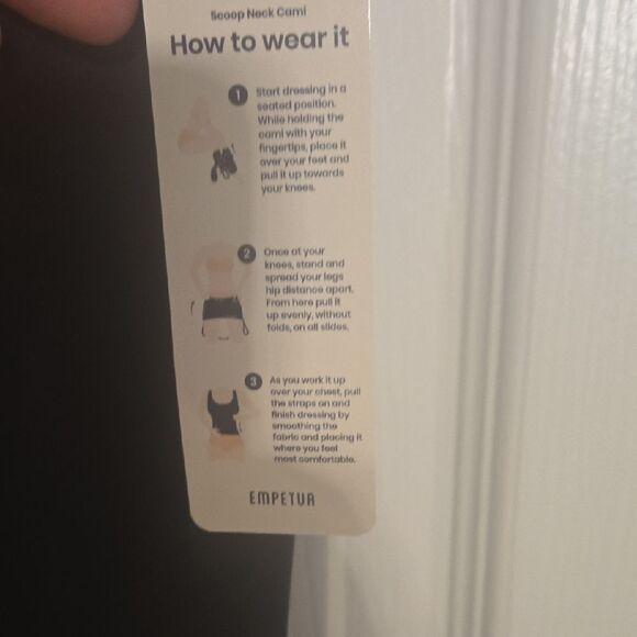 Shapermint Black Fitted Camisole Top - Picture 3 of 4